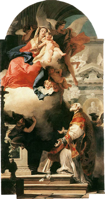 The Virgin Appearing to Saint Philip Neri